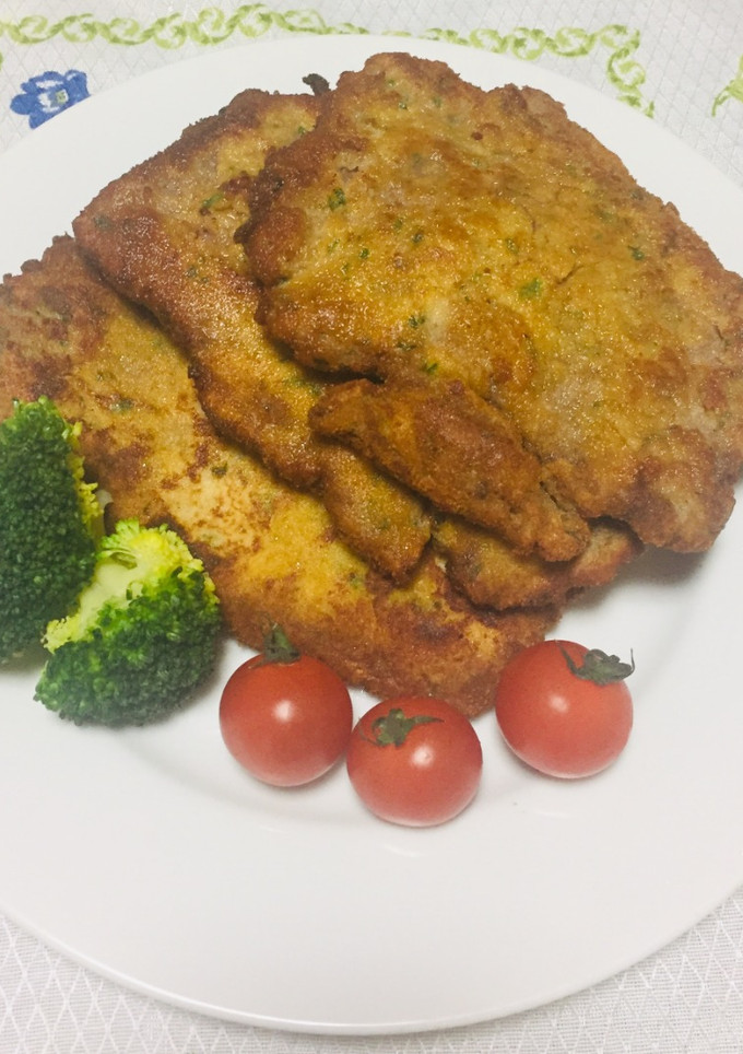 Una foto de Milanesa de carne!