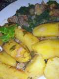 Simple matoke nyama