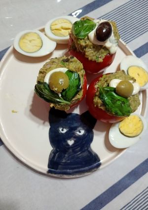Una foto de Tomates Rellenos
