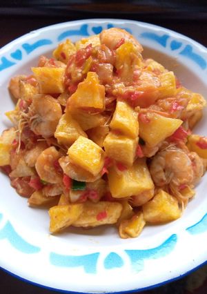 Foto resep Udang Kentang Balado
