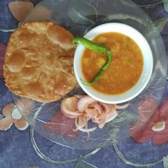 A picture of Bedmi Poori and Aalu ki Subzi.