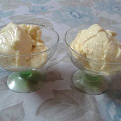 A picture of Mango icecream.