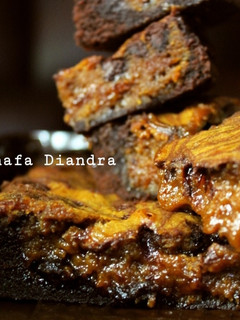 Foto resep Peanut Butter Melted Brownie (Extra moist & fudgy #dessert)🇮🇩
