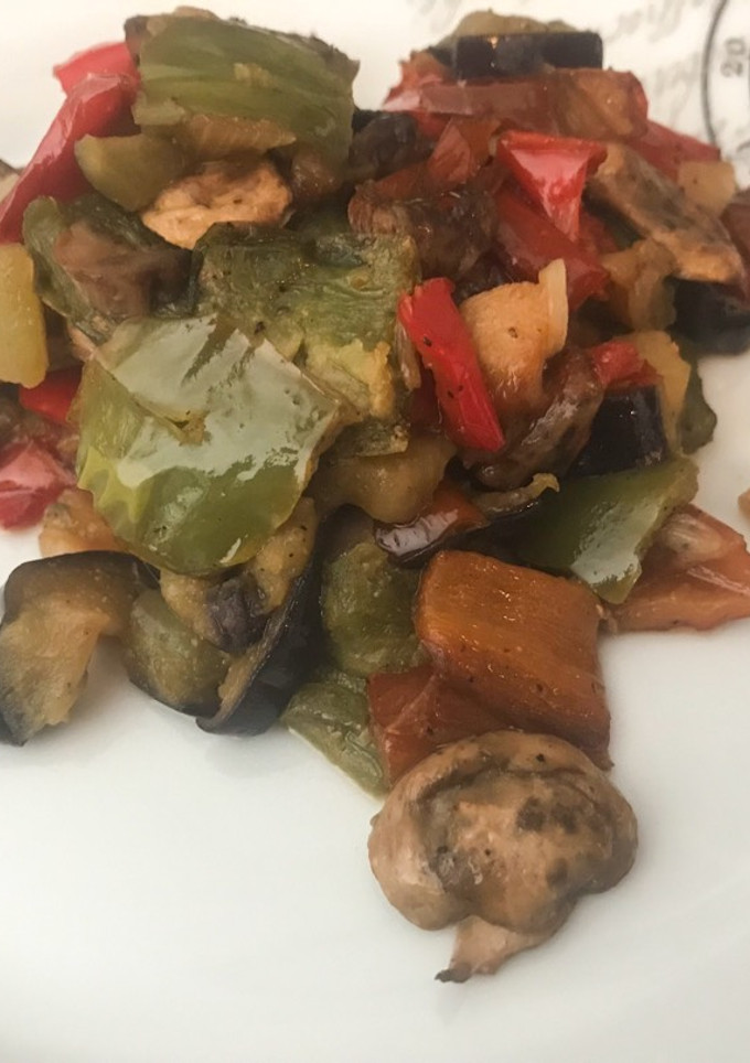 Una foto de Salteado de verduras