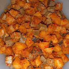 รูปของ Sambel gareng kentang ati sapi