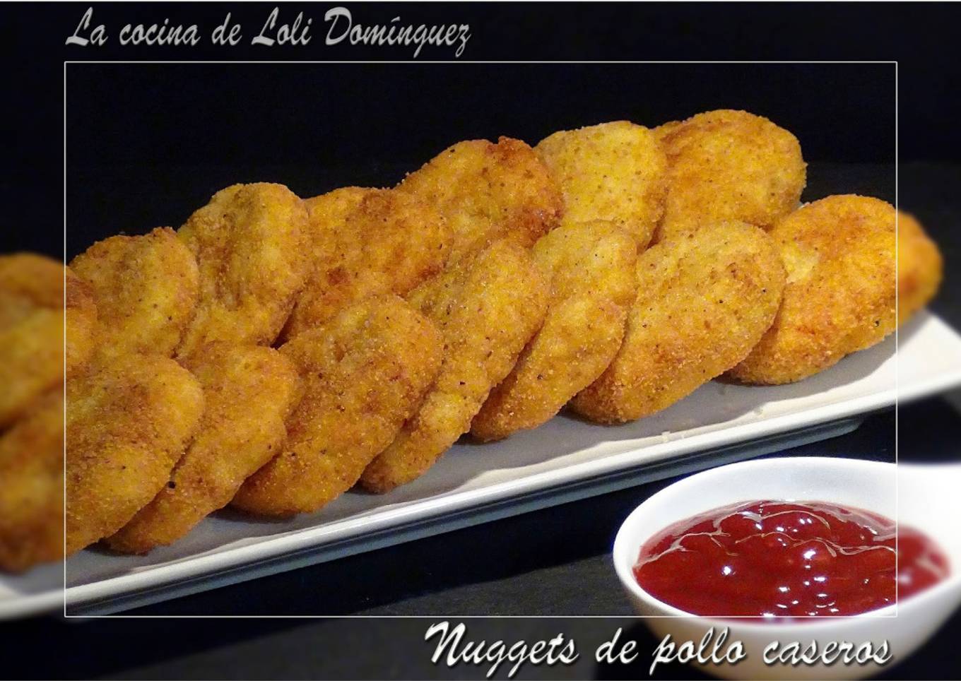 Nuggets de pollo caseros