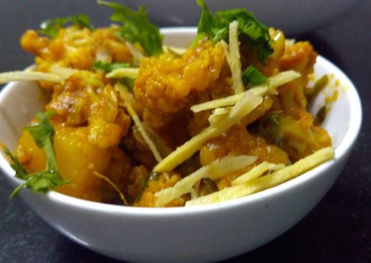 How to Fall Tasty Aloo Gobhi Adraki