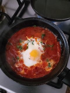 Una foto de Shakshuka