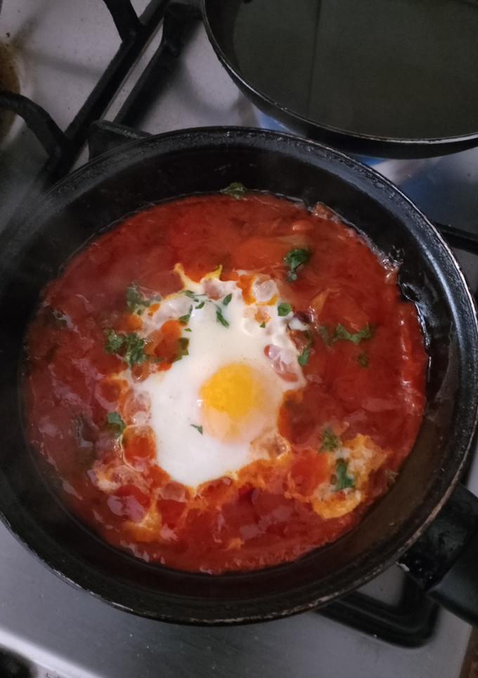 Una foto de Shakshuka