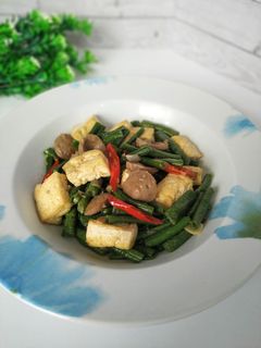 Foto resep Tumis Kacang Panjang Tahu Bakso