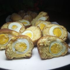 A picture of Spicy egg roll.