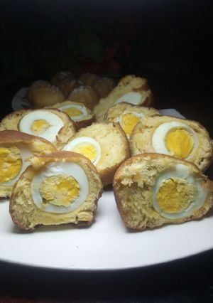A picture of Spicy egg roll.