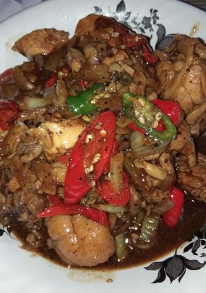 Foto resep Ayam Lada Hitam
