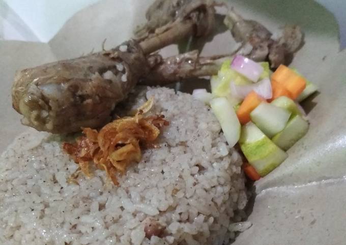 Nasi kebuli ayam kampung