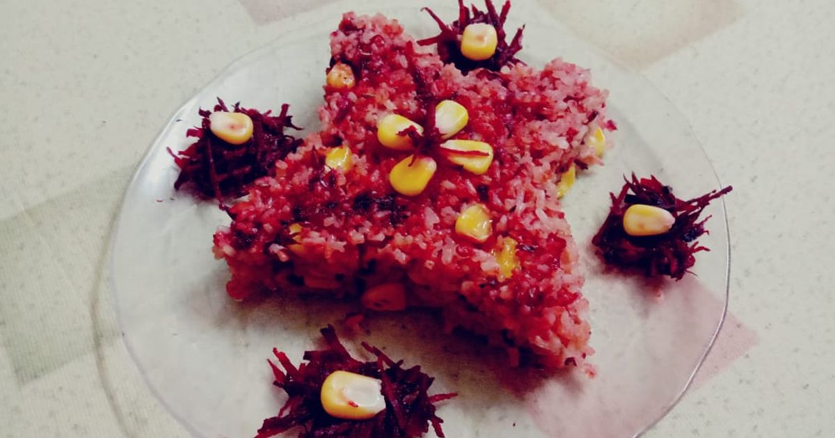 Corn Beetroot Rice Recipe by Dolly Tolani - Cookpad