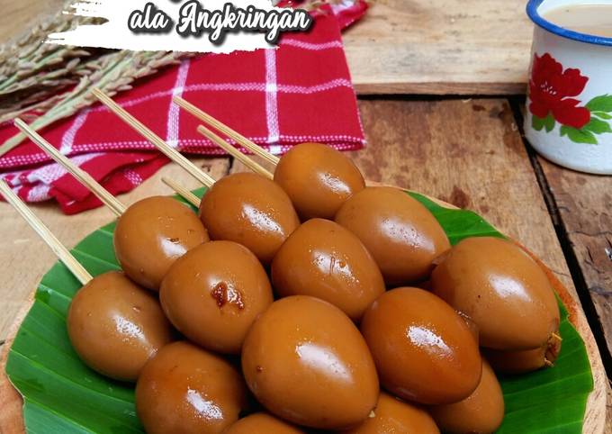 🌸Sate Pindang Telur Puyuh ala Angkringan #KhasYogya