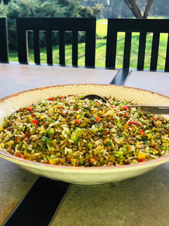 Una foto de Ensalada de lentejas baby