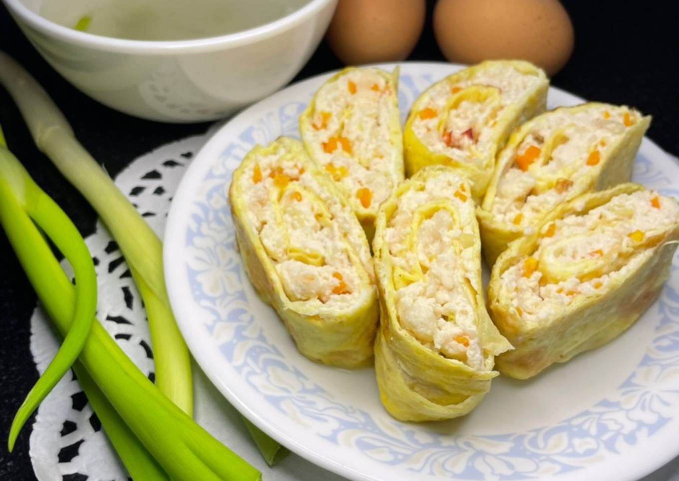 Rolade Tahu Udang Kuah
