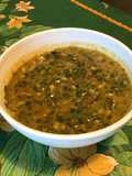 Sauce / farce oseille,tomate, ail et piment vert