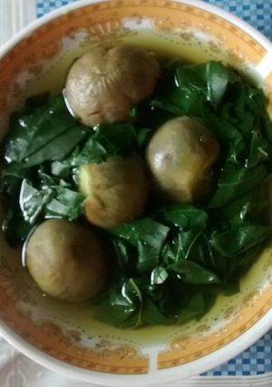 Foto resep Daun kacang masak bening