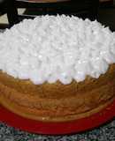Postre de vainillas con bizcochuelo y flan