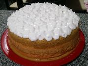 Una foto de bizcochuelo con flan