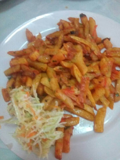 A picture of Chips masala.