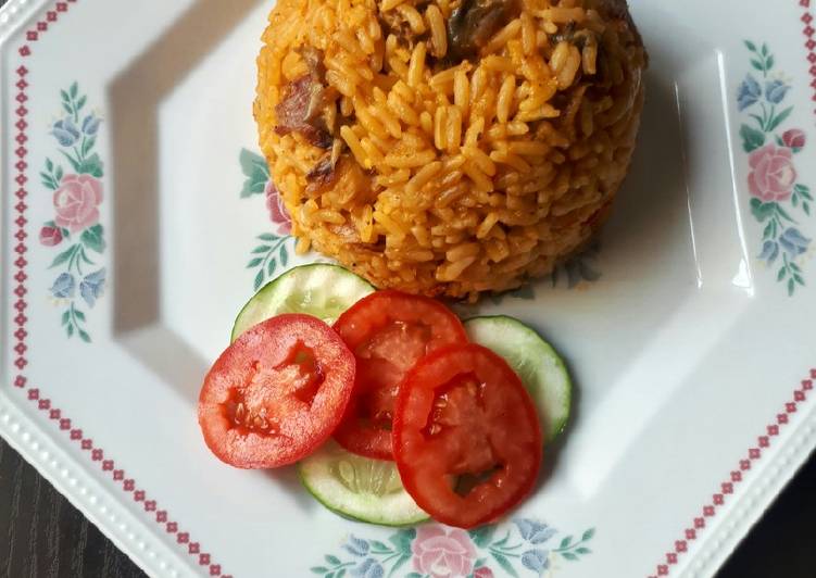 Easiest Way to Make Quick Jollof rice with dried fish