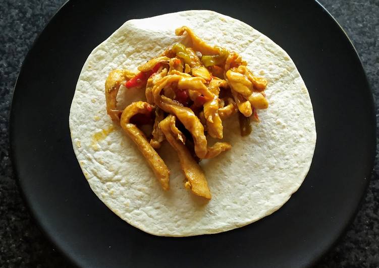 Fajitas de pollo