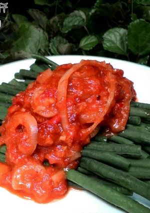Foto resep Kacang Panjang Saus Tomat