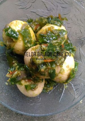 Foto resep Telor Balado Cabe Ijo