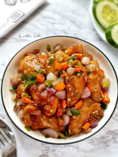 Foto resep Ayam Goreng Oseng Bawang