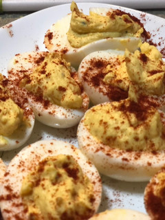 A picture of Deviled Eggs.