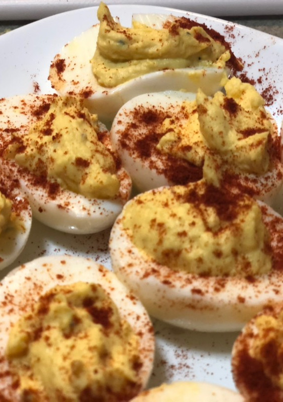 A picture of Deviled Eggs.