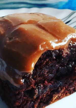 A picture of Bottle gourd chocolate brownie.