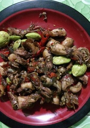 Foto resep Tumis cumi asin petai