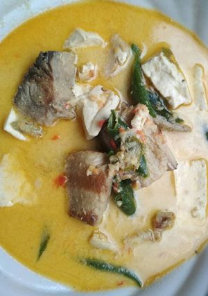 Foto resep Mangut ikan asep, tahu