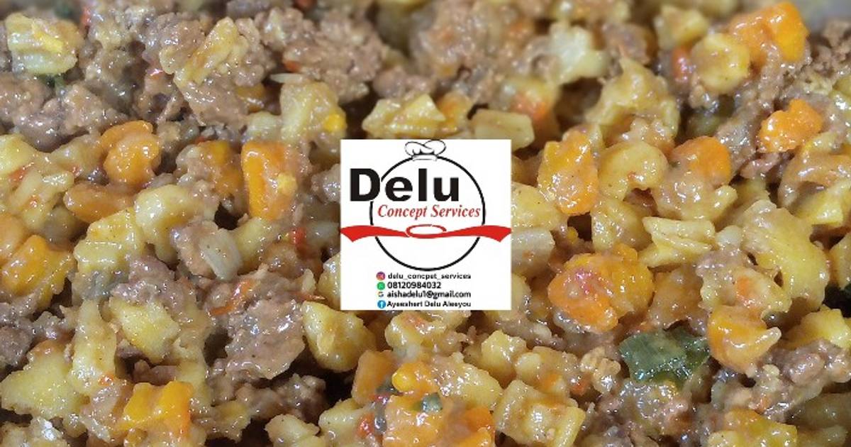 Meat pie filling Recipe by Delu's Kitchen Cookpad