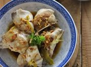 Gambar ayam kukus hainan