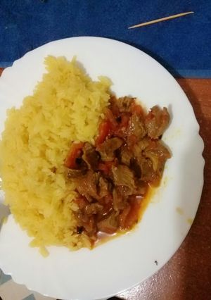 A picture of Wet fry beef.