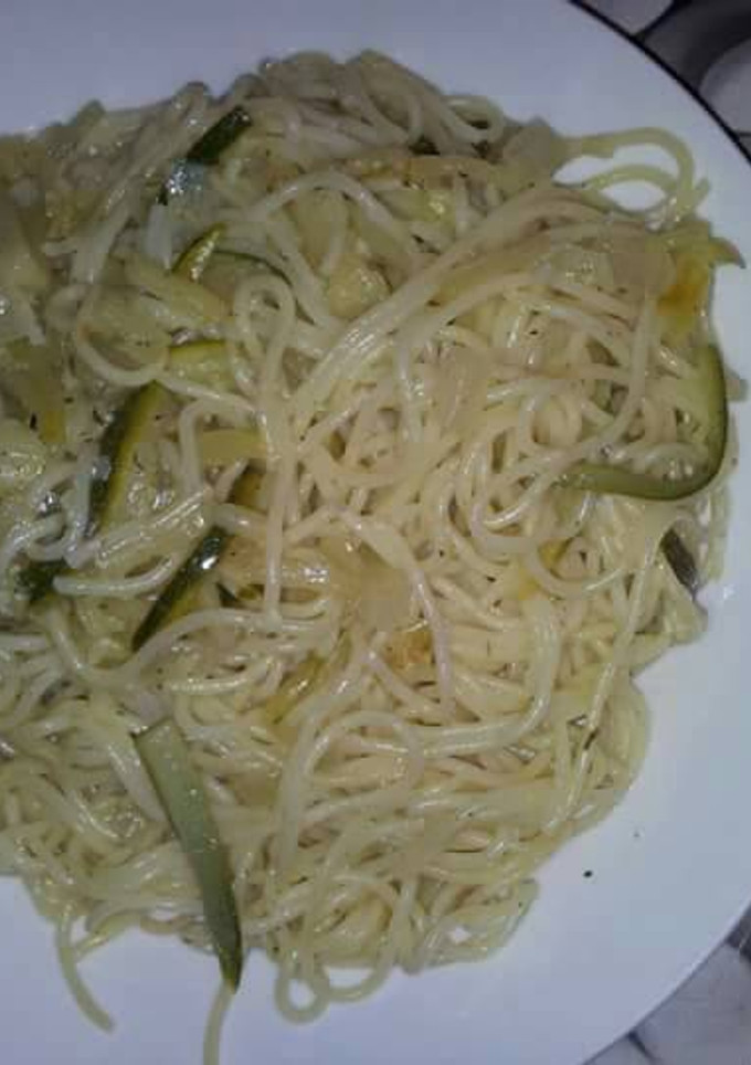 Una foto de Espaguetis veganos