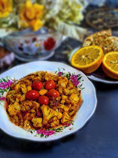 عکسی از دستور دوپیازه گل کلم
