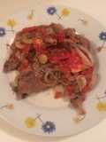 Bistecs 🥩 con Cebolla y Tomate 🍅