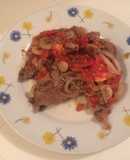 Bistecs 🥩 con Cebolla y Tomate 🍅