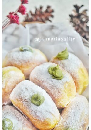 Foto resep Donat Bomboloni Ubi Kuning Lembut
