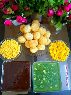 पानी-पूरी मुम्बई स्टाइल में (Pani puri mumbai style me recipe in रेसिपी मुख्य फोटो