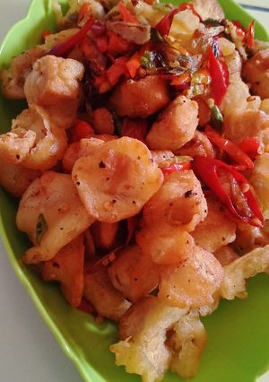 Foto resep Tahu tepung di cabein 🤣
