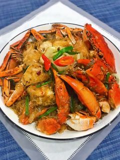 辣豆瓣螃蟹冬粉 的食譜成品照片