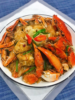 辣豆瓣螃蟹冬粉 的食譜成品照片