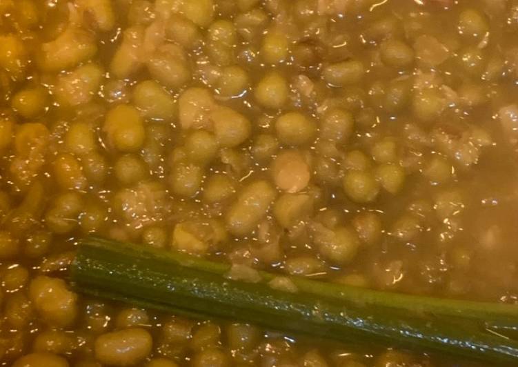 Bubur kacang hijau gula merah jahe sereh tanpa santan